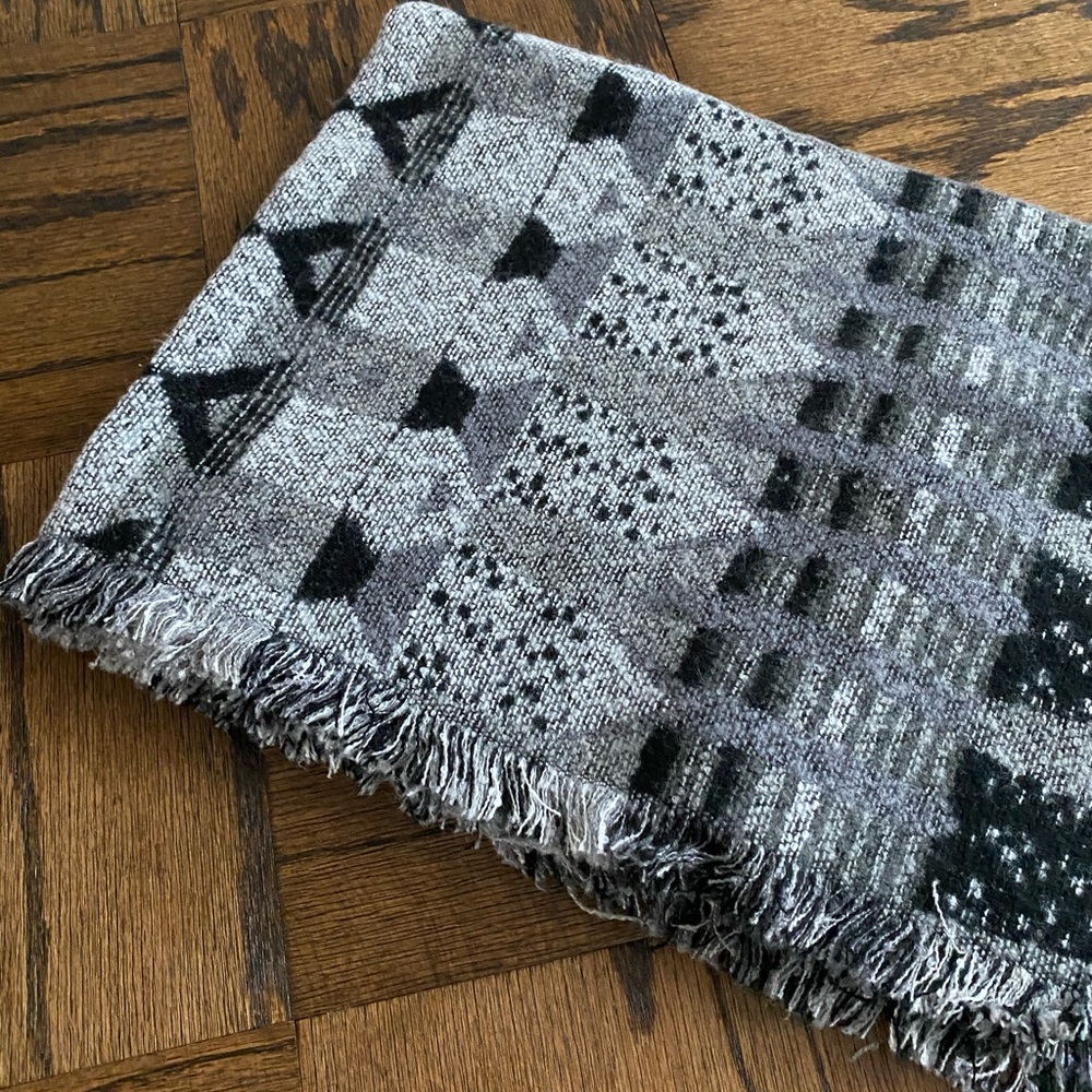 Anthropologie Sleeping On Snow Oversized Scarf